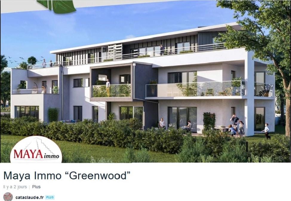 Une belle vidéo aérienne pour présenter le programme immobilier Greenwood à Bartenheim de mon client Maya Immo à (68) Sierentz