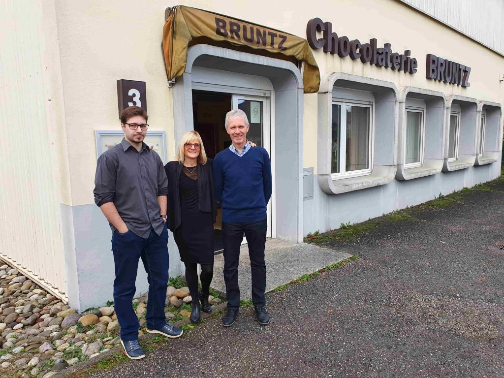 Vidéo de présentation et aérienne par drone de la chocolaterie Bruntz 68260 Kingersheim 68260 Alsace