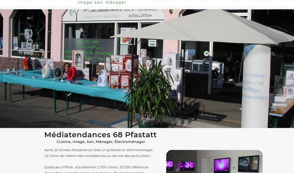Création site Internet pour Magasin médiatendances à 68 (68120) Pfastatt