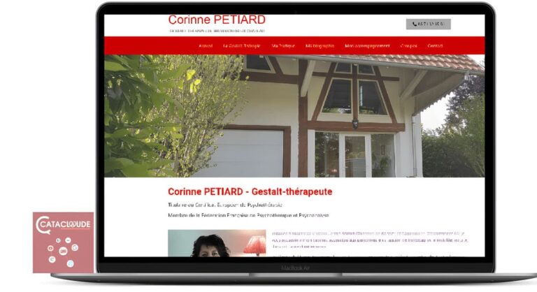 Création site internet 68 Wittelsheim pour Corinne Petiard Gestalt Thérapeute à 60 Montreux Chateau près de Belfort
