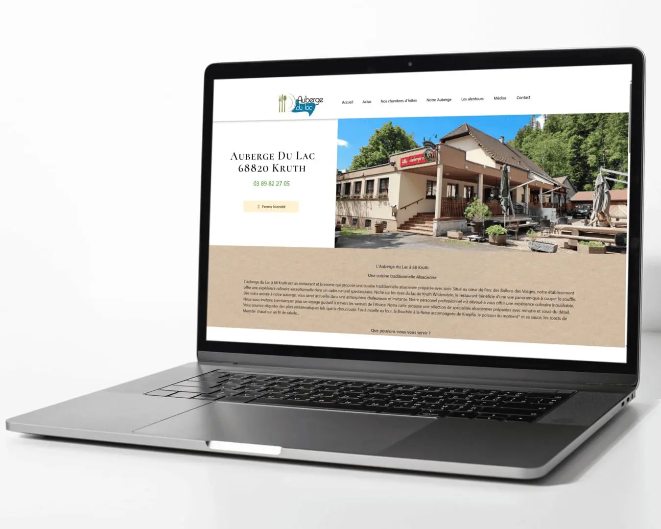 L'Auberge du Lac à 68 Kruth, Une cuisine traditionnelle Alsacienne