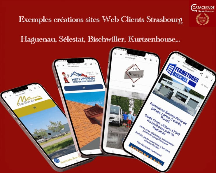 Création sites Internet à Strasbourg, Bas-Rhin depuis 68 Wittelsheim Alsace