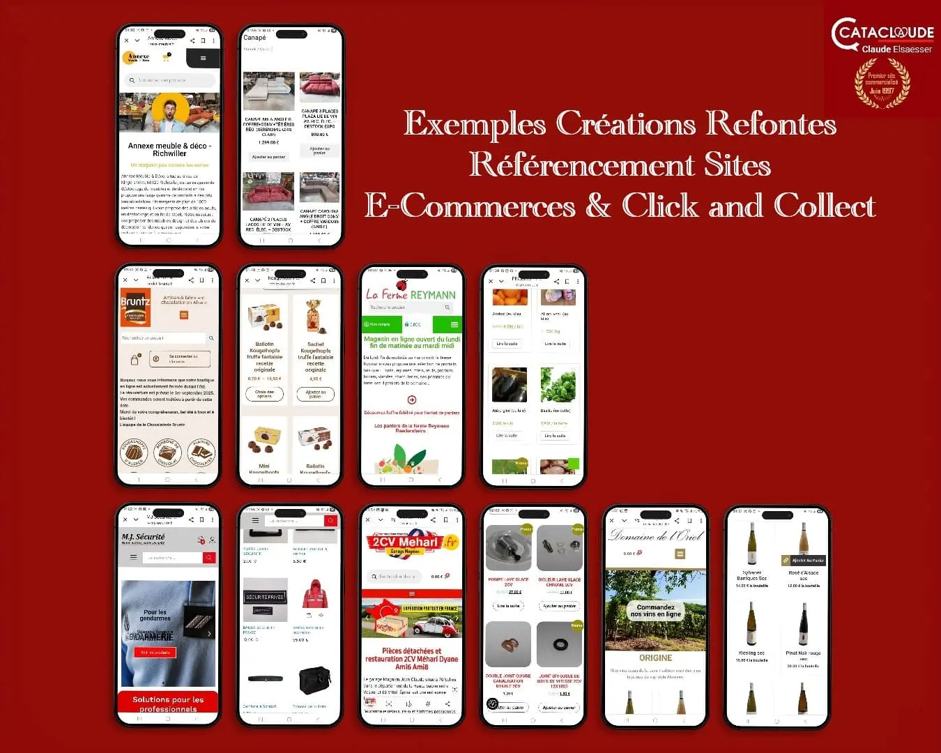 Avec CataClaude à Wittelsheim, Propulsez Votre E-commerce : Création, Refonte et Référencement pour un Succès Garanti !