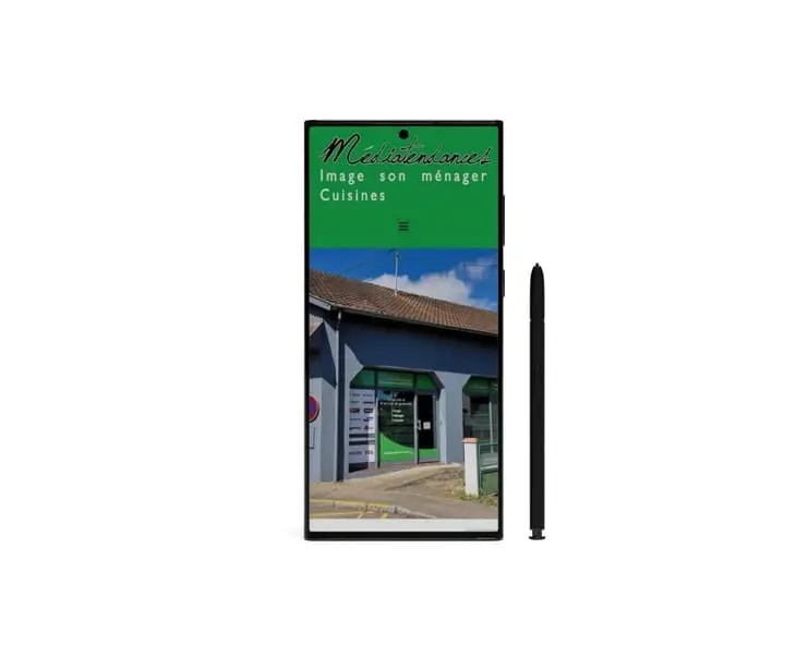 Refonte axée sur la proximité commerciale pour valoriser l'offre en électroménager, multimédia et cuisines équipées auprès des particuliers locaux.