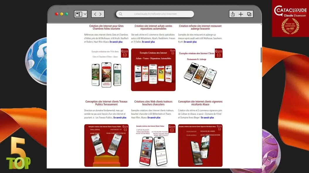 Le Processus d'une Refonte Réussie avec Votre Concepteur de Sites Web Local Une refonte de site web est un projet complexe qui demande une méthodologie rigoureuse. En tant que concepteur de sites web expérimenté à Wittelsheim, près de Mulhouse, je vous accompagne à chaque étape