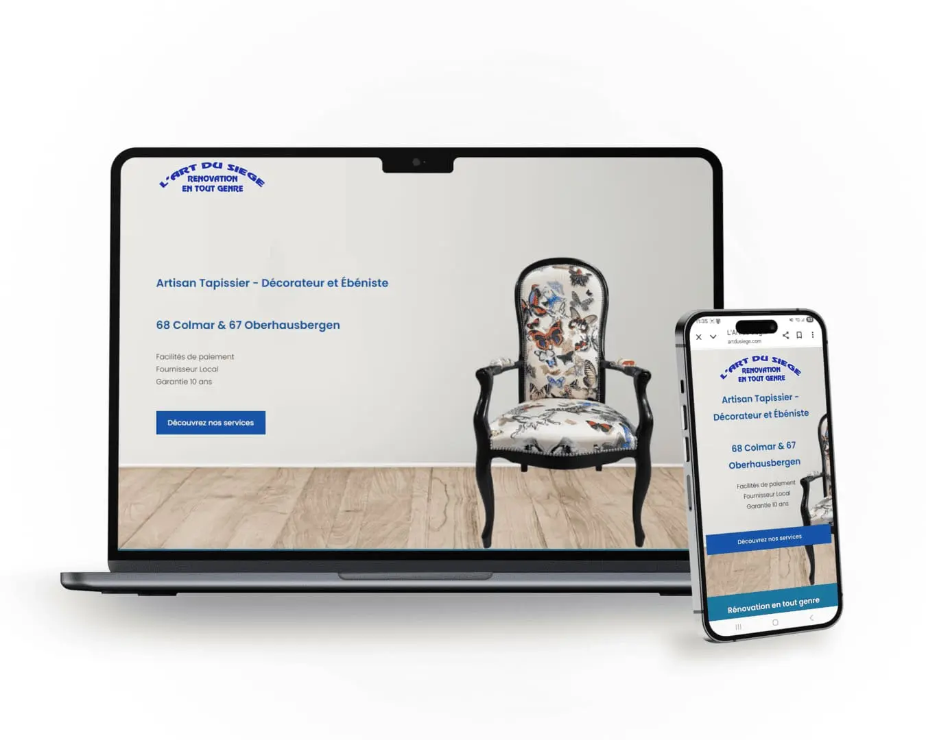 Chez l’Art Du Siège, nous sommes une équipe de tapissiers, décorateurs et ébénistes spécialisés dans la rénovation de sièges et restauration de meubles, anciens ou modernes.