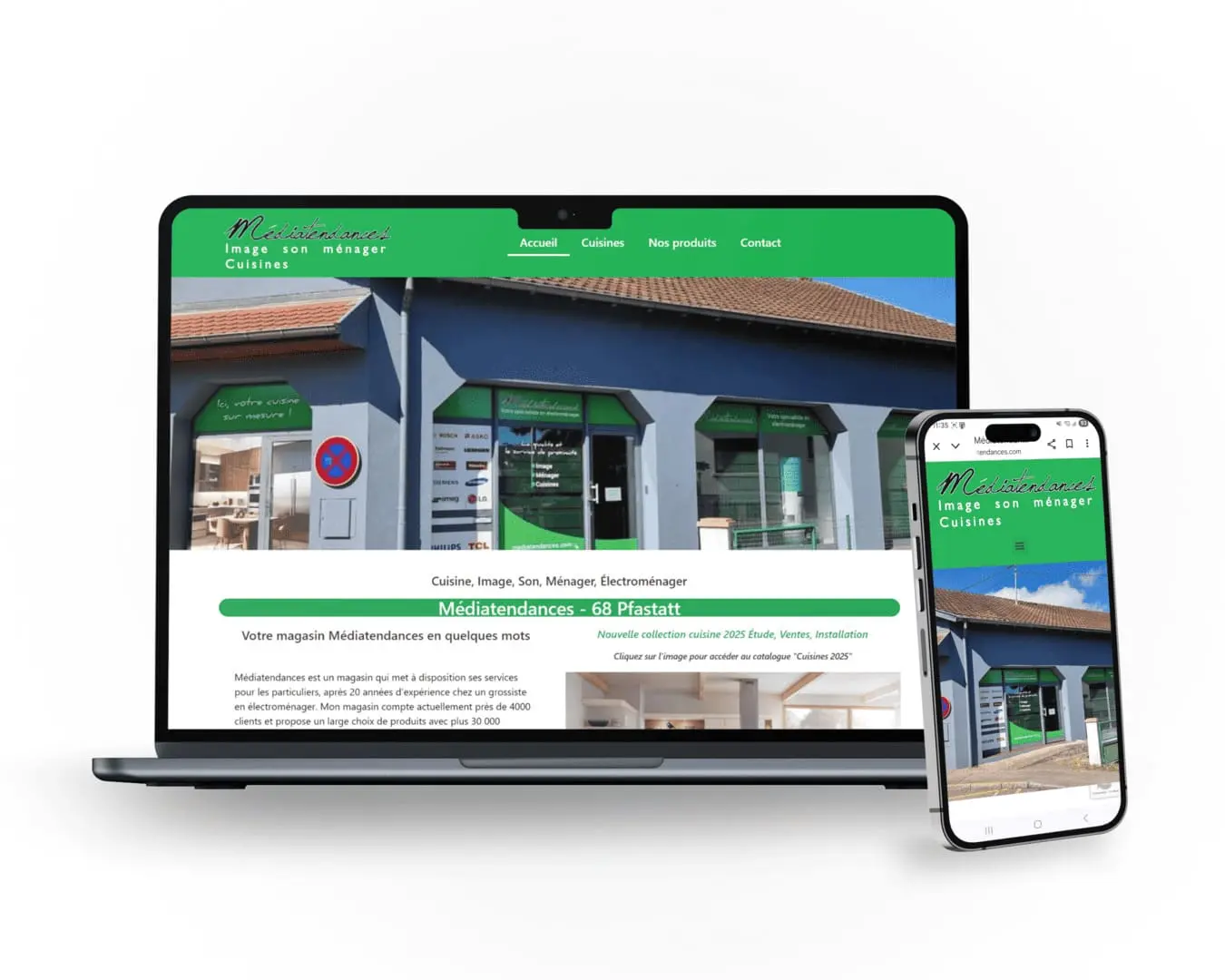 Votre magasin Médiatendances en quelques mots Médiatendances est un magasin qui met à disposition ses services pour les particuliers, après 20 années d’expérience chez un grossiste en électroménager.