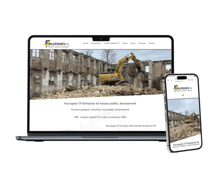 Faucogney T.P Entreprise de travaux publics, terrassement Chantiers atypiques, Démolition, Eau potable, Assainissement VRD - Location matériel TP à Cubry Les Faverney 70160