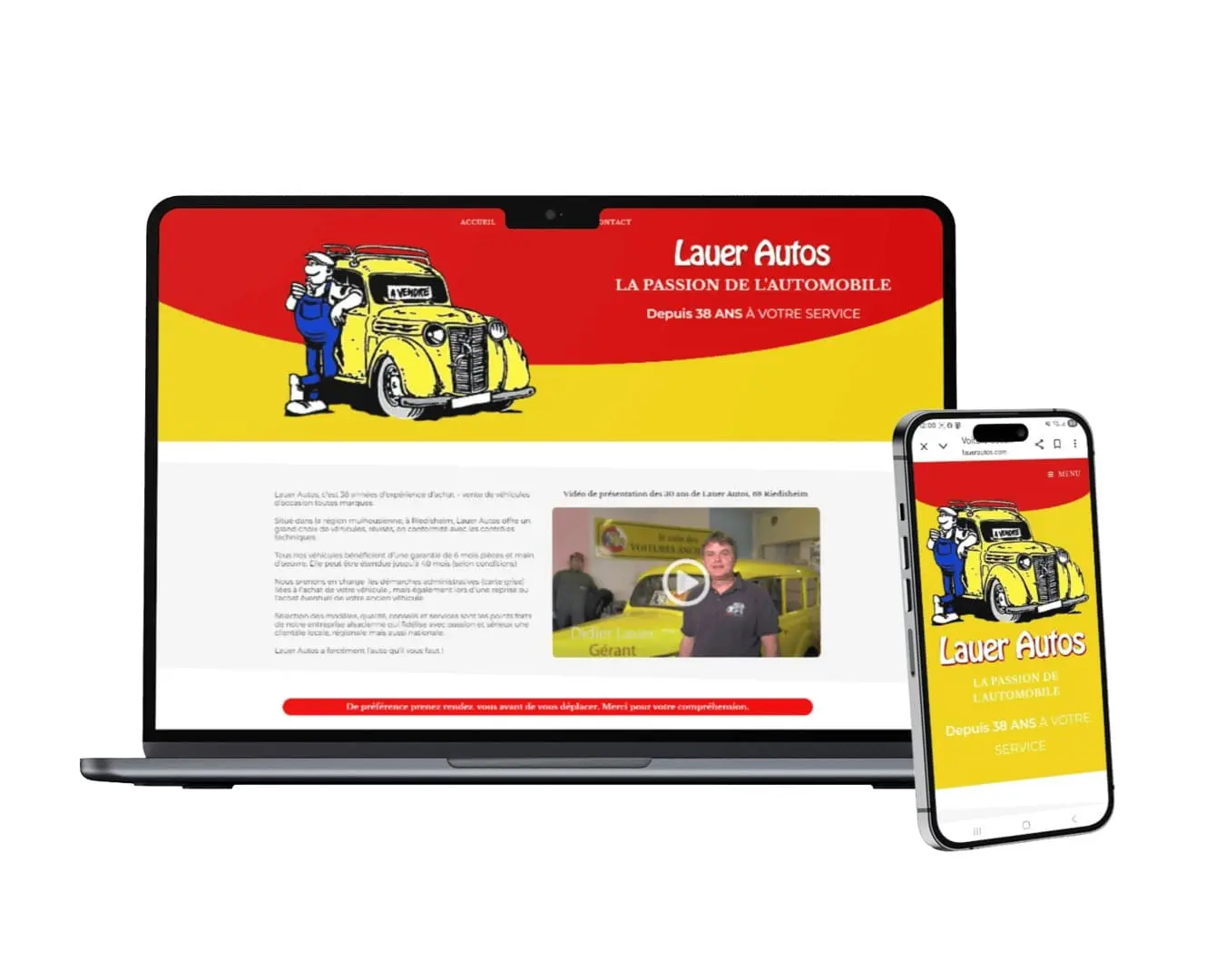 Lauer Autos, c’est 38 années d’expérience d’achat – vente de véhicules d’occasion toutes marques. Situé dans la région mulhousienne, à Riedisheim, Lauer Autos offre un grand choix de véhicules, révisés, en conformité avec les contrôles techniques . Tous nos véhicules bénéficient d’une garantie de 6 mois pièces et main d’oeuvre. Elle peut être étendue jusqu’à 48 mois (selon conditions)