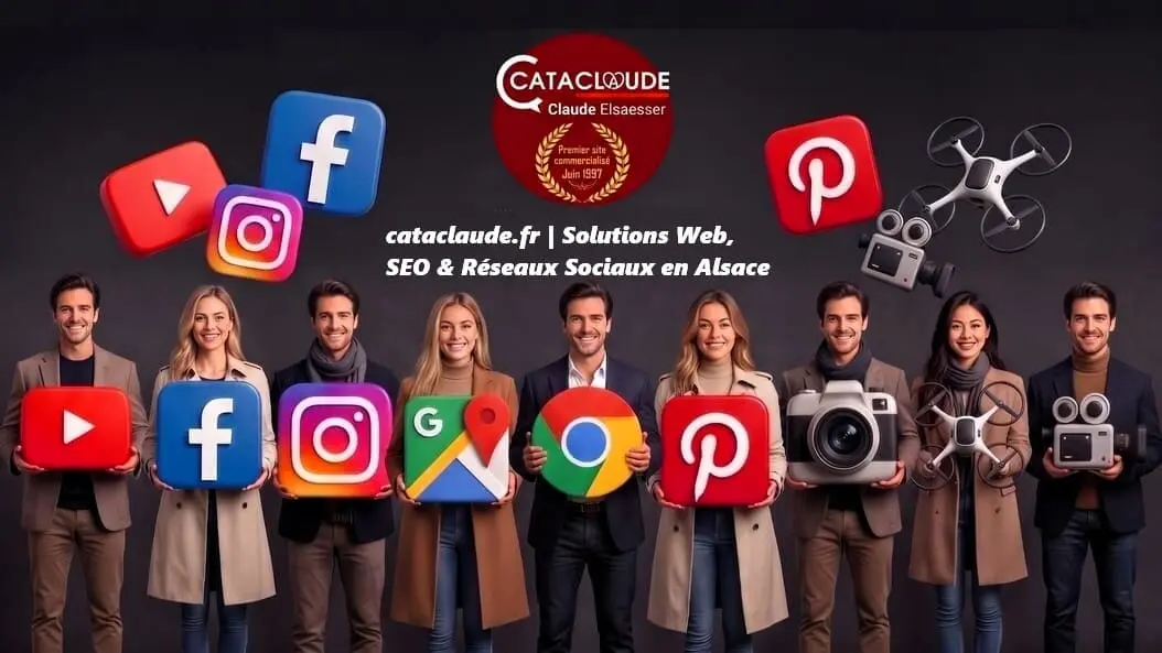 Services web, référencement SEO et réseaux sociaux CataClaude Alsace